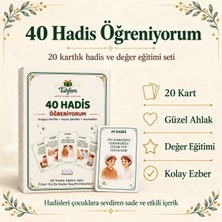 Tuhfem Çocuklar Için 40 Hadis Eğitim Ezber Kartları – Dini Bilgiler ve Değerler Eğitimi Seti