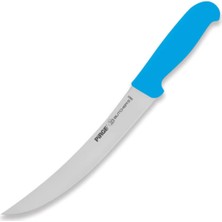 TUX Butcher's Kavisli Et Doğrama Bıçağı 21 cm Mavi