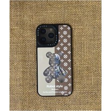 Toptan Budur iPhone 14 Pro Uyumlu Aynalı Telefon Kılıfı; Kamera Korumalı ve Çizilmez Kapaklı