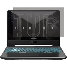 Toptan Budur Tuf Gaming F15 15.6 Inç Hayalet Ekran Koruyucu, Anti-Spy Gizlilik, 9h Temperli Nano Cam
