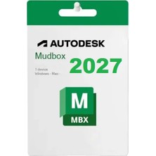 Autodesk Mudbox 2027 (Windows) - 1 Pc 1 Yıl Autodesk Key