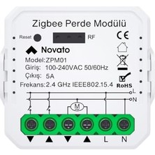 Mini Zigbee Perde Panjur Kontrol Rölesi, Tuya, Smart Life, Home Assistant ve ZIGBEE2MQTT Uyumlu