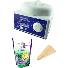 Azulen Soyulabilen Boncuk Ağda, Makine ve Spatuladan Oluşan Set