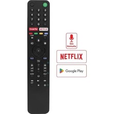 Hubrendy Sh Sony RMF-TX500P Netflix-Google Play Tuşlu Ses Komutlu Lcd-Led Tv Kumanda