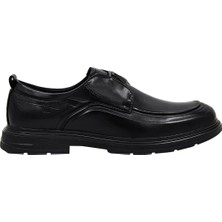 Marcomen 8006956 Croco Baskılı Erkek Casual Ayakkabı - Siyah Croco Deri
