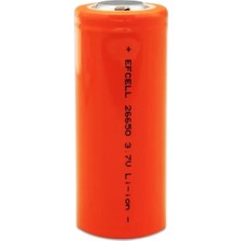 Hubrendy Sh Efcell 3.7 Volt 4500 Mah Icr 26650 Şarj Edilebilir Pil