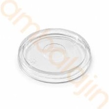 Toptan Budur Kase; 100 ADET83 mm Karton Kapağı, Deliksiz Şeffaf Pet Kapak