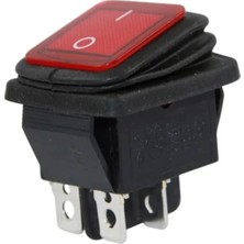 Hubrendy Sh IC-104W Geniş Körüklü 4p Işıklı On-Off Anahtar