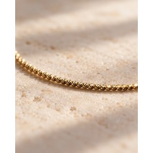 Sarezza Gold 14 Ayar Altın Mini Dorika Bileklik – 19 cm