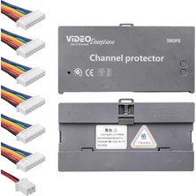 Hubrendy Sh Powermaster 980P4 4 Yollu Görüntülü Bina Diafon Sistemi (Kanal Kontroller)
