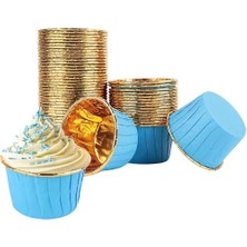 Toptan Budur 25'li Muffin Kalıbı, Cupcake Kalıpları, Su Geçirmez ve Yağ Geçirmez Pişirme Kağıtları, Al