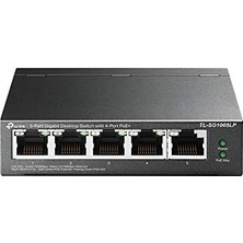 Toptan Budur TL-SG1005LP 4 Port Poe+ ve 5 Port Gigabit Masaüstü Switch