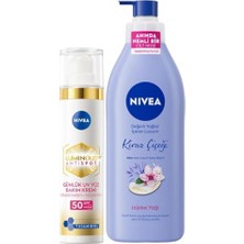 Toptan Budur LUMINOUS630 Thiamidol Etkili Leke Karşıtı Gündüz Yüz Bakım Kremi 40 ml ve Kiraz Çiçeği Nem