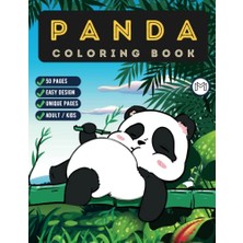 Toptan Budur Sevimli Panda Boyama Kitabı: Orman Hayvanları, Çocuklar, Gençler ve Yetişkinler Için Boyama Sa