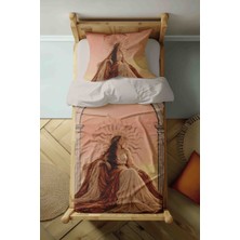 Luvis Store Arcana Collection: The Empress Imparatoriçe Kartı Desenli Tek Kişilik Nevresim Takımı - Çarşafsız