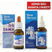 Nurse Harvey's Süper Ikili Avantaj Paketi – Gg Damla + Nox Uyku Desteği