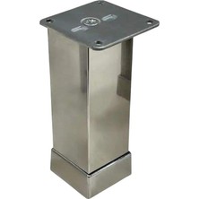 Elovias Eroğlu Düz Metal Ayak 40x40mm 20cm Krom (401-01-20-18)
