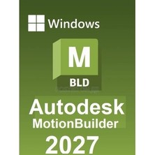 Autodesk Motionbuilder 2027 (Windows) - 1 Pc 3 Yıl Autodesk Key
