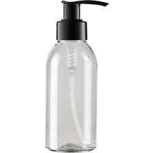Toptan Budur Şişe, Makrobay 5 Adet Sert Plastik Boş Sıvı Sabun Pompalı 100 ml [kimyasala Dayanıklı]