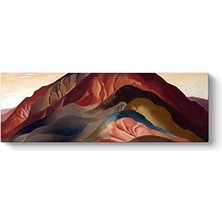 Georgia Okeeffe - Rust Red Hills Tablosu 180 x 60