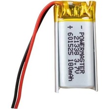 Hubrendy Sh Powermaster 601525 3.7 Volt 180 Mah Lityum Polimer Pil