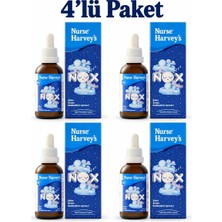 Nurse Harvey's Nox Bitkisel Uyku Destek Damlası 50 ml x 4 Adet - Ekonomik 4'lü Aile Paketi