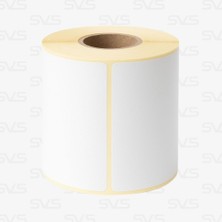 Svs Etiket Plastik Termal Barkod Etiketi - 100X100 - 500 Sarım / 6 Rulo