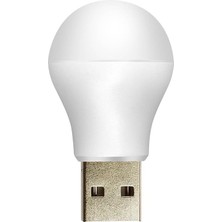 Toptan Budur 20920 USB LED Lamba, 5 V 1 Amper, Beyaz Ampul