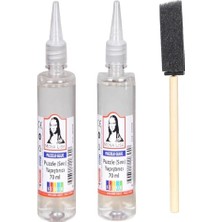 Toptan Budur 2X70 ml Puzzle Yapıştırıcısı, Dağıtıcı Fırçalı Set, SDR428-248