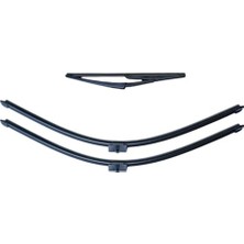 Toptan Budur Ön ve Arka Cam Silecek Seti Mercedes E Serisi W212 T Model Sw ile Uyumlu 2009-2013