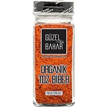 Toptan Budur Organik Toz Biber Tatlı 50 G (Tuzluklu)