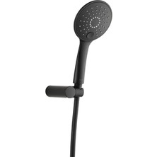 Slim Askılı Duş Seti (Mat Siyah)
