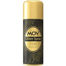 Glitter Body & Hair Spray – Gold 90 Ml, Saç ve Cilt Için Altın Simli Işıltı Spreyi
