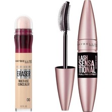 Toptan Budur New York Lash Sensational Yelpaze Etkili Intense Black Maskara; Ekstra Siyah & Instant Anti Age Eras