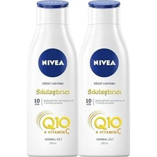 Toptan Budur Sıkılaştırıcı Vücut Losyonu Q10 Vitamin C 250 ml X2 Adet
