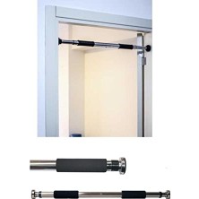 Toptan Budur Kapı Barfiks Çubuğu 65-100 cm Ayarlanabilir Barfiks Çekme Demiri Barfiks Aleti Siyah, 6541235412