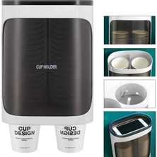 Hubrendy Sh Sunup SN-27108 Kendinden Yapışkanlı Çiftli Plastik - Karton Bardak Dispenseri