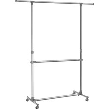 Songmics Songmıcs Elbise Askısı Yüksekliği Ayarlanabilir, Elbise Standı, Uzatılabilir Elbise Askısı, Orta Kıs