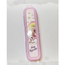 Dolozena Pembe Multi Renkli Kapaklı Kalemlik Kutusu -Çanta Içi Saklama - Diş Fırçası - Makyaj Fırçası Kutu