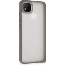 Toptan Budur Xiaomi Redmi 9c Kılıf Elegant Kapak - Titan Gri