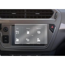 Toptan Budur Citroen C-Elysee ile Uyumlu 7 Inç Mat Multimedya Ekran Koruyucu
