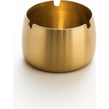 Busstier Gold Metal Küllük, Modern Tasarım Lüks Kül Tablası, Şık ve Zarif Dekoratif Masaüstü Küllük,