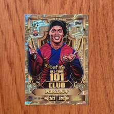 Topps Match Attax 2027 Ronaldinho 101 Club Oyun Kartı