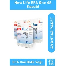 New Life Efa One Omega-3 45 Kapsül 3 Adet