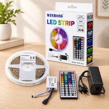 Gees Global Rgb 5050 Smd LED Şerit 5m (54 Led/m) Kumandalı