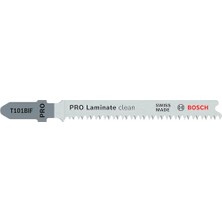 2 x Pro Laminate Clean T101BIF Dekupaj Testere Bıçağı (Parke, Profesyonel Aksesuar Dekupaj Testere), Kompakt Laminat Vinil, Pvc, Uzunluk 83 mm