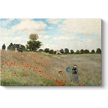 Claude Monet, Poppy Field Tablosu 45 x 30