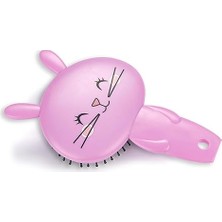 Toptan Budur 6444 Saç Fırçası Pembe Kedicik