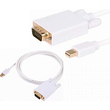 Str Store 4323 Mini Displayport To VGA Çevirici Dönüştürücü Adaptör Thunderbolt Kablosu 1.8 Metre