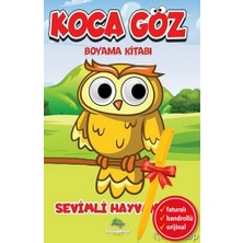 Bookalemun Yayınevi Alfa Kalem+ Koca Göz Boyama –sevimli Hayvanlar (Kolektif) Yeni Çocuk Masal ve Öykü Bookalemun